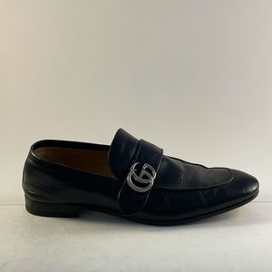 Men’s Black Gucci Moccasins